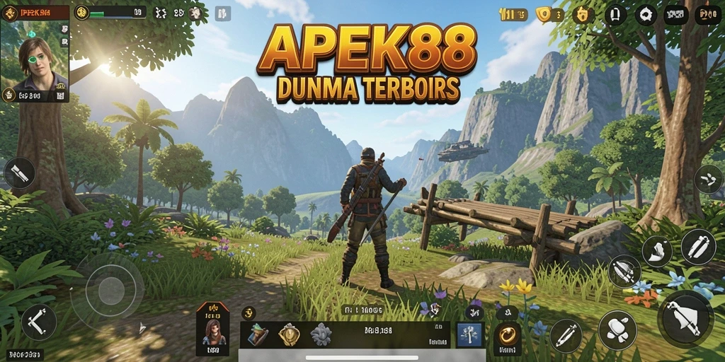 Tampilan dinamis dari gameplay APEK88 yang mendebarkan