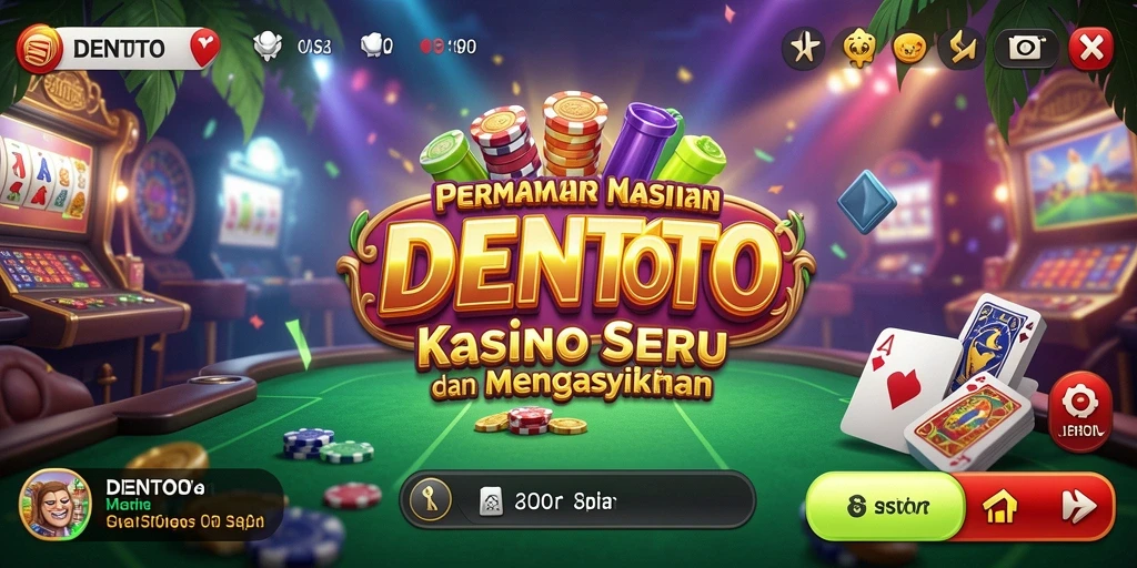 Gameplay DENTOTO yang menarik dengan grafis menawan.