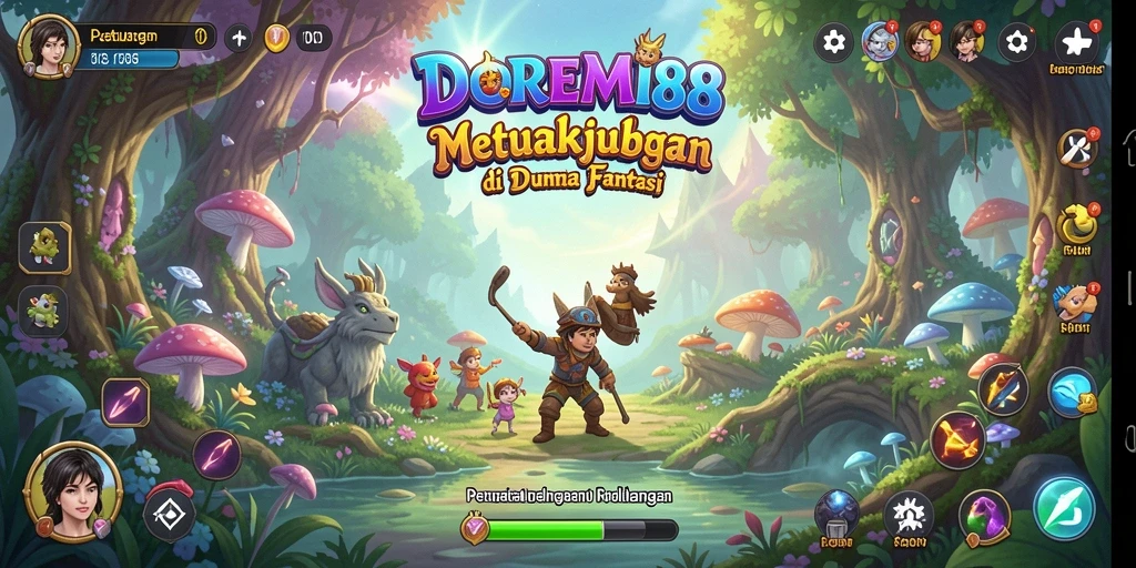 Gameplay menakjubkan DOREMI88 di dunia petualangan.