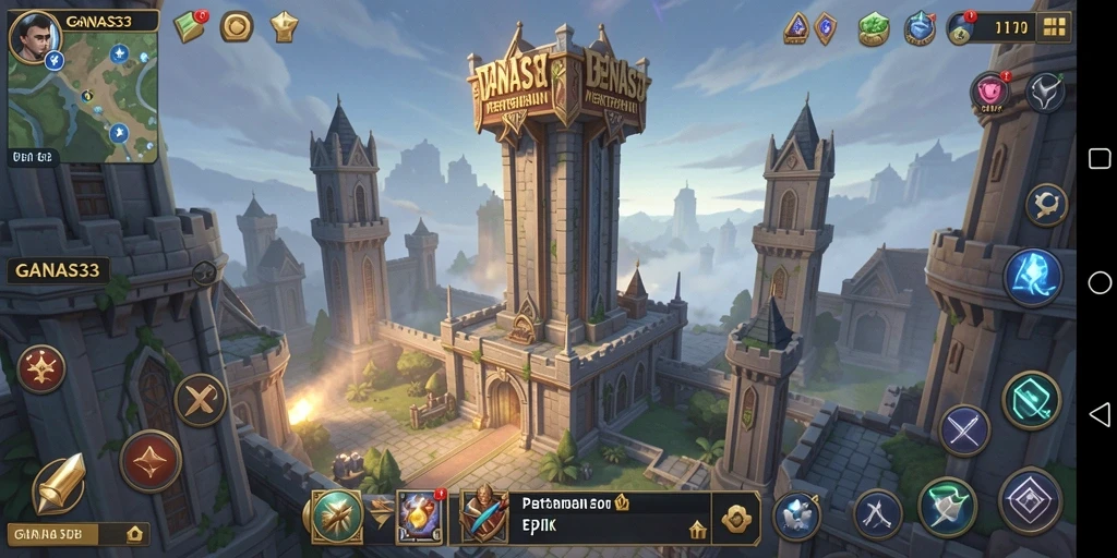 Tampilan gameplay seru dan mendebarkan di GANAS33.