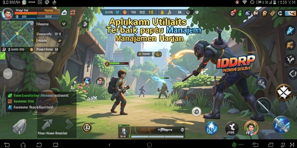 Tampilan antarmuka IDRRP yang intuitif dan user-friendly.