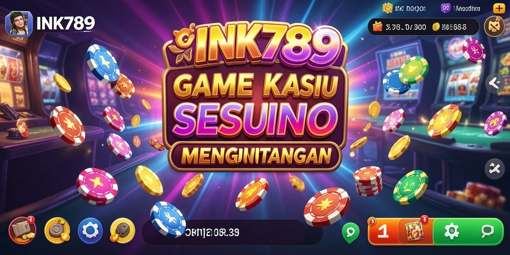 Tampilan gameplay seru dari INK789 di dunia Kasino.