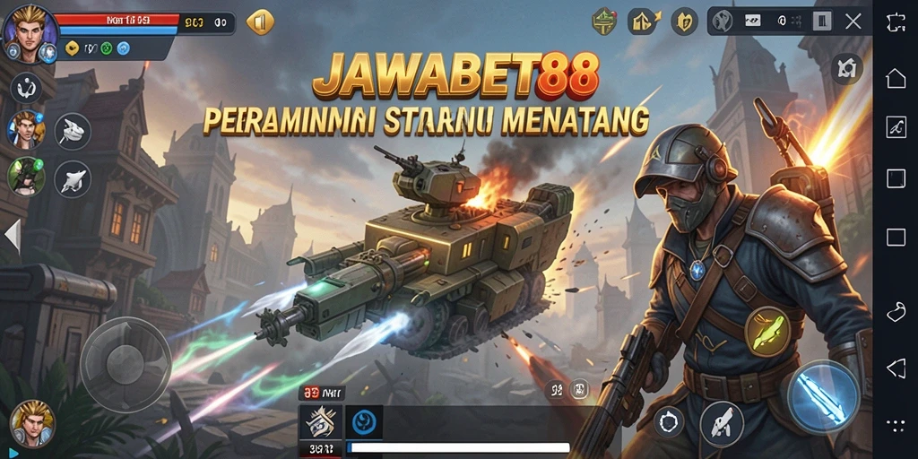 Tampilan gameplay JAWABET88 yang mendebarkan dan penuh strategi.
