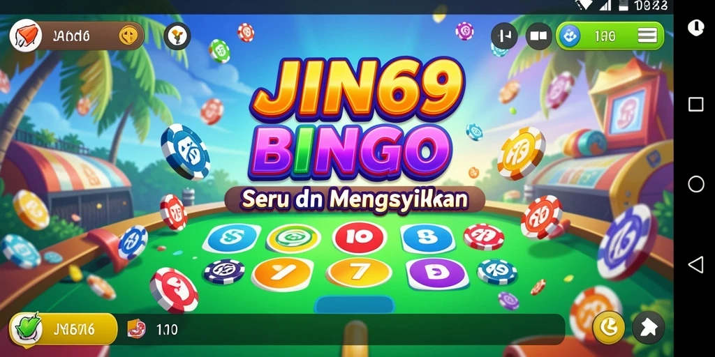 Tampilan gameplay menarik dari JIN69 dengan aksi Bingo yang seru.