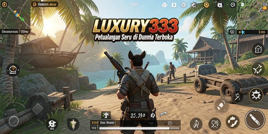 Tampilan gameplay LUXURY333 yang menakjubkan di dunia terbuka.