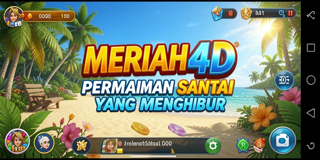 Tampilan menarik dari gameplay <strong>MERIAH4D</strong> yang penuh warna.