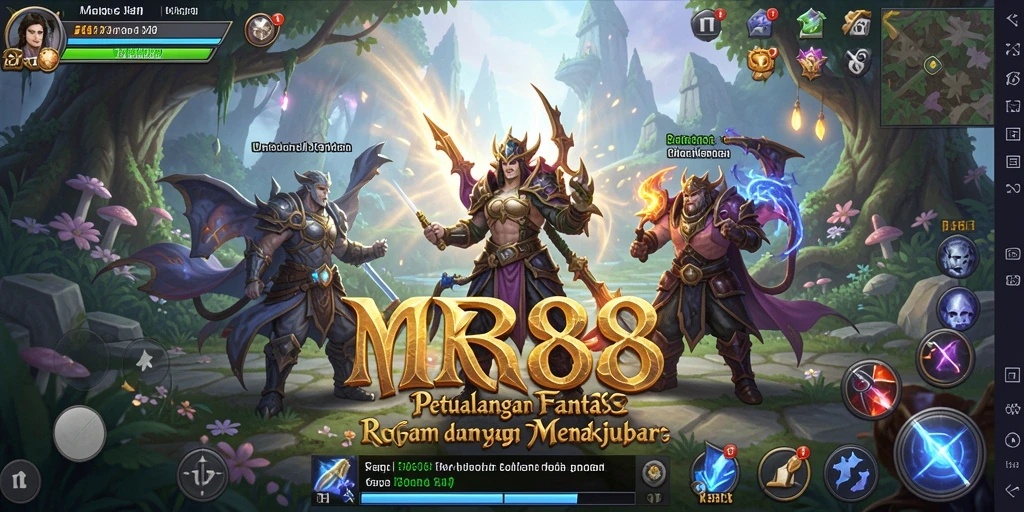 Screenshot gameplay RPG MR888 yang menampilkan aksi seru dan grafis menakjubkan.