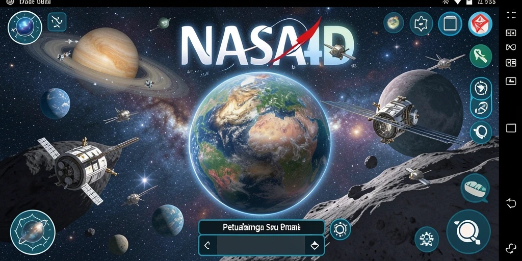 Tampilan gameplay <strong>NASA4D</strong> yang menarik saat menyusun puzzle luar angkasa.