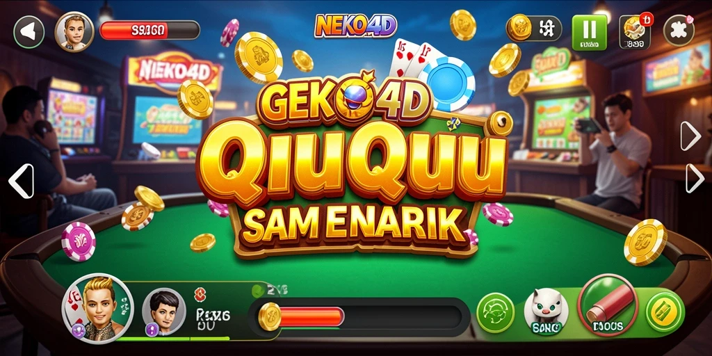 Tampilan gameplay seru NEKO4D dalam permainan QiuQiu.