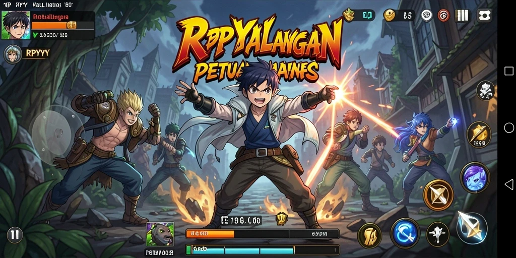 Tampilan gameplay RPYYY yang menakjubkan dan penuh aksi.