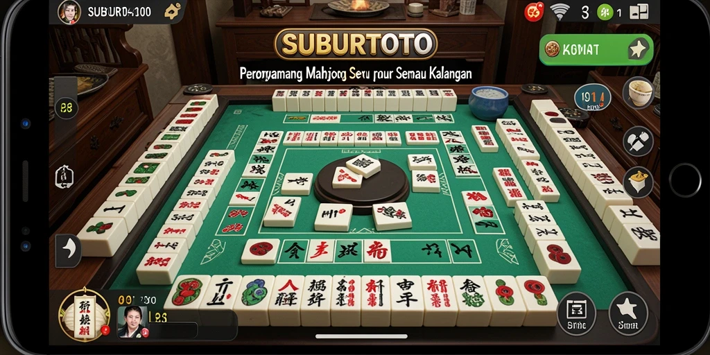 Tangkapan layar gameplay SUBURTOTO menampilkan pengalaman Mahjong yang seru.