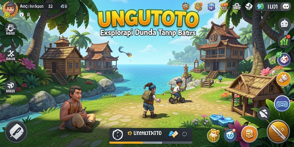 Screenshot UNGUTOTO menampilkan eksplorasi mendalam dalam gameplay Open World.