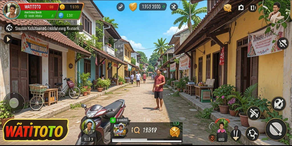 Tampilan gameplay <strong>WATITOTO</strong> yang memukau dan interaktif.